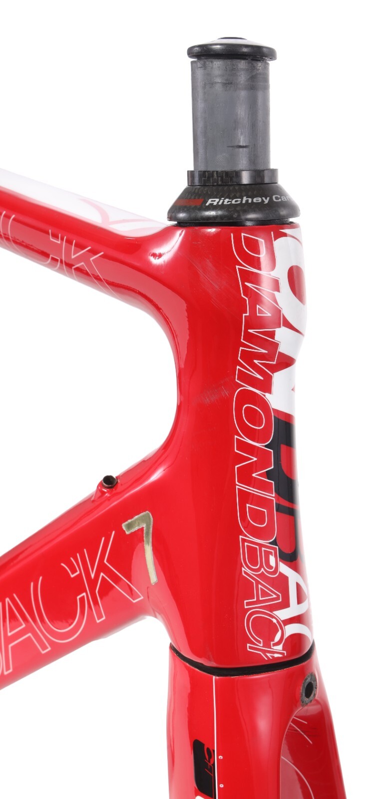 Diamondback DBR Podium 7 Carbon Road Bike Frame MEDIUM 56cm Red 700c QR Rim 2013