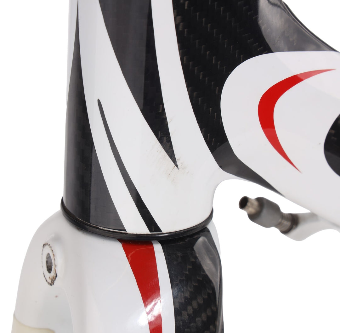 Colnago CX-1 Carbon Road Bike Frameset 56s WHITE 700c QR Rim Brake Italy 2009