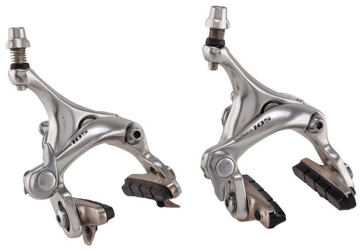 Shimano 105 BR-5501 Road Bike Dual Pivot Rim Brake Caliper Set SILVER F + R