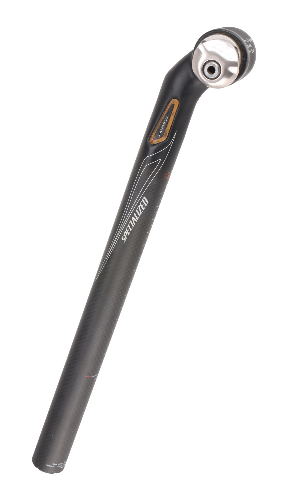 Specialized Zertz Carbon Rd Bike Seatpost 27.2 x 350mm 20mm Setback 7 x 7mm Rail