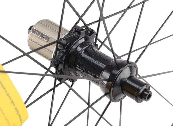 HUNT 36 Carbon Tubeless Road Bike REAR Wheel Shimano 11 Spd 700c QR Rim Gravel