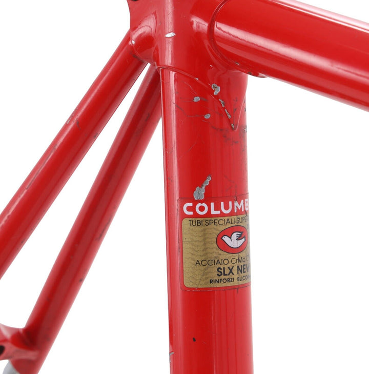 Simoncini Steel Road Bike Frameset 56cm RED 700c Columbus SLX Campagnolo Vintage