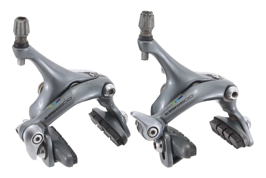 Shimano 600 Tricolor BR-6403 Road Bike Dual Pivot Side Pull Brake Caliper SET