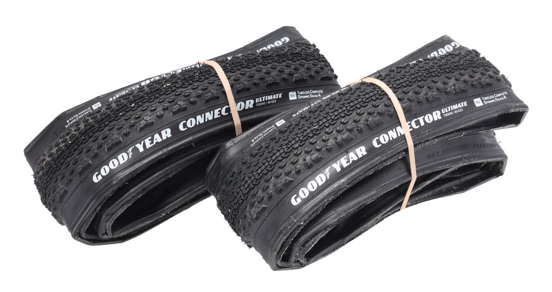 Goodyear Connector Ultimate Rk 700 x 40c Tubeless Gravel Bike Tire PAIR Black CX