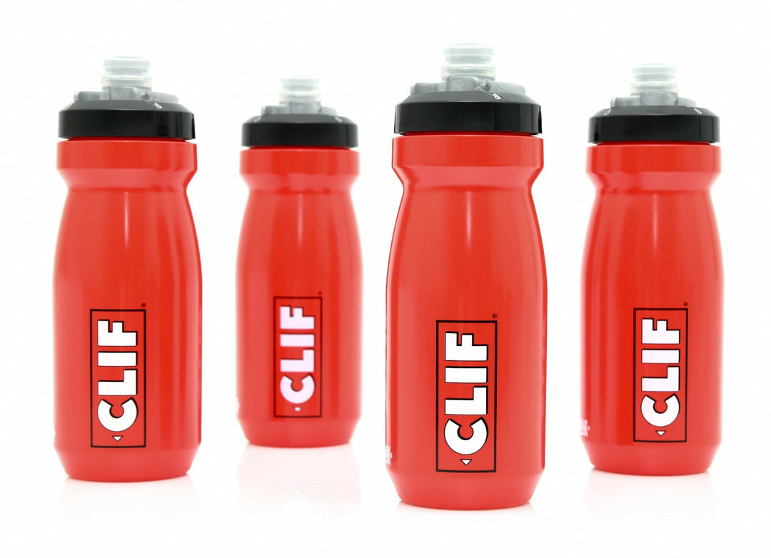 CamelBak Podium CLIF BAR 21 Oz Sport Water Bottle 4 PACK Red Black Bike Run Hike