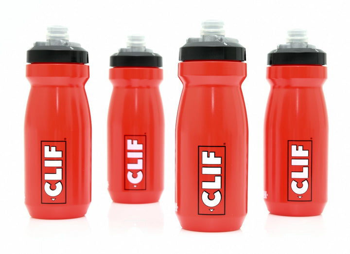 CamelBak Podium CLIF BAR 21 Oz Sport Water Bottle 4 PACK Red Black Bike Run Hike