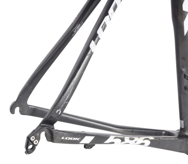 LOOK 586 UD Carbon Road Bike Frameset Black QR Rim Brake 57cm XL 700c Race 2012