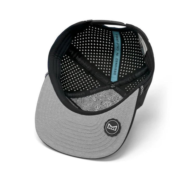Melin Coronado Brick Hydro Hat Black Size XL Snap Back