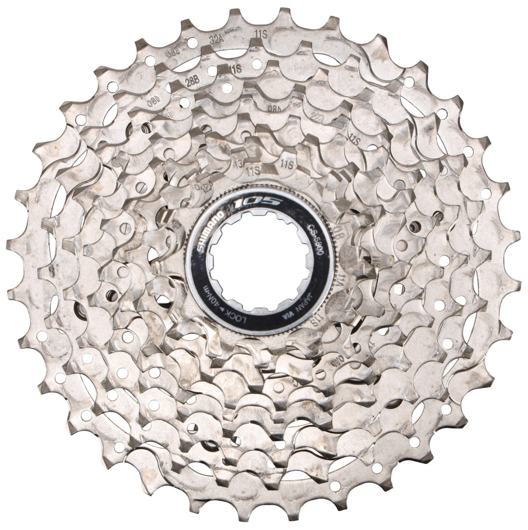 Shimano 105 CS-5800 11 Speed Road Bike Cassette 11-32T Hyperglide HG Steel Cogs