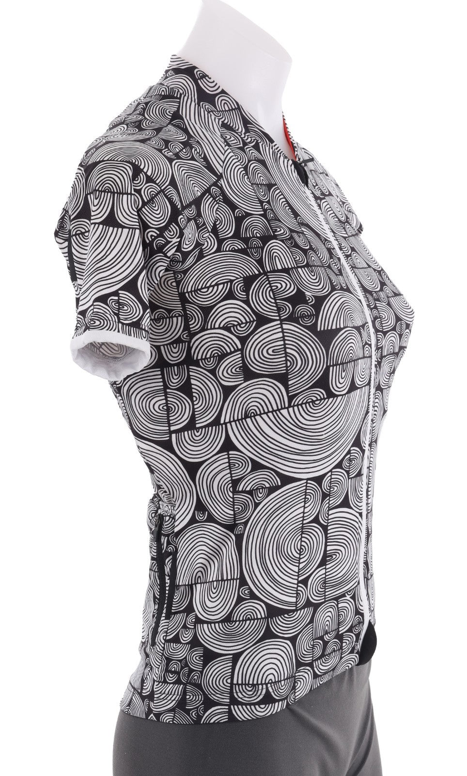 Velocio Lisa Congdon X SE Short Sleeve Cycling Jersey Women XS White/Blk Gravel