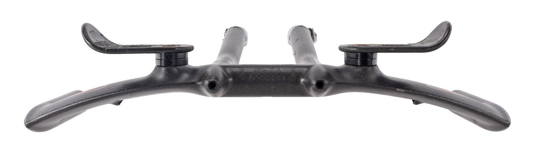 Easton Attack Carbon TT Aerobars Bullhorns 26x 38cm w/ 105 Shifters Triathlon