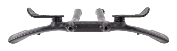 Easton Attack Carbon TT Aerobars Bullhorns 26x 38cm w/ 105 Shifters Triathlon
