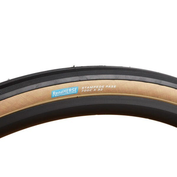 Rene Herse Stampede Pass Standard Clincher Road Bike Tire 700 x 32c Tan Wall
