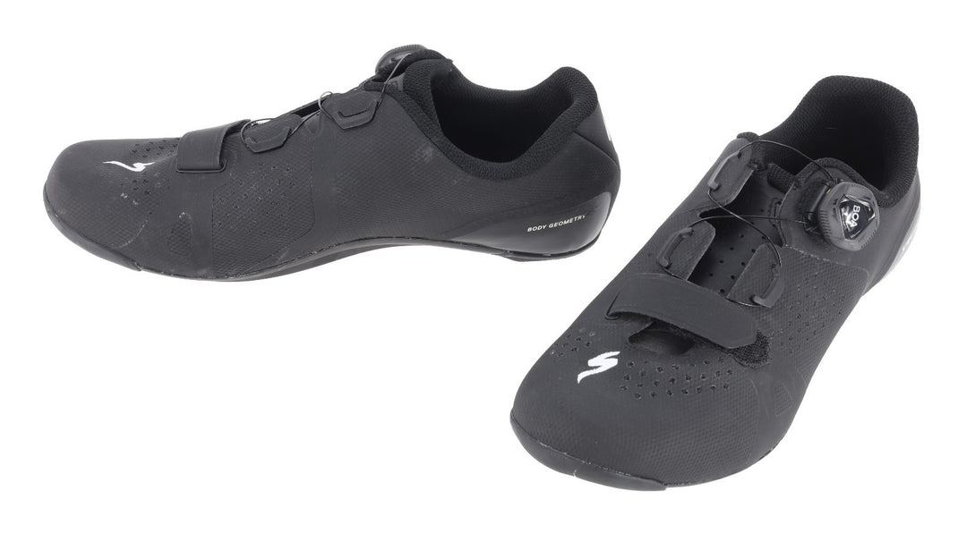 Specialized Torch 2.0 Carbon Road Bike Shoes EU 40.5 Men US 7.75 BLACK 3-Bolt