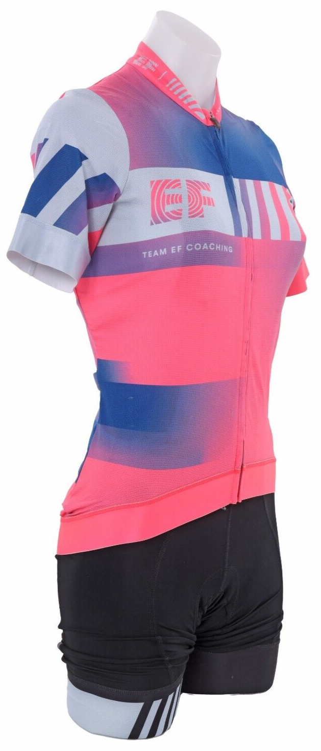 Rapha Women Team EF Coaching Pro Team Short Slv Cycling Kit XS/SMALL Pink Bike