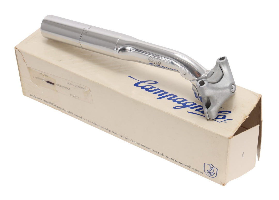 Campagnolo C-Record Aero Alloy Road Bike Seatpost 27.2mm 1st Gen Vintage Cycling