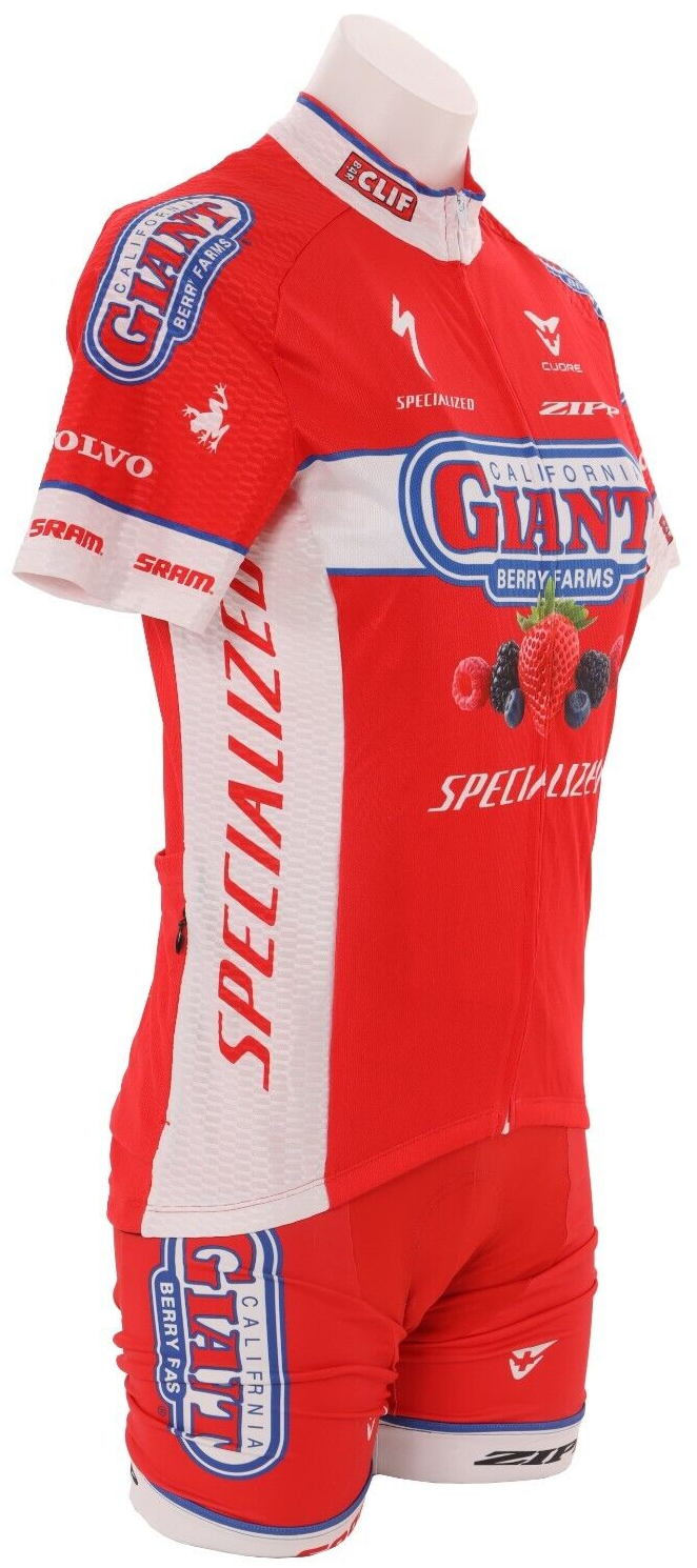 Cuore California Giant Berry Farms Pro Cycling Kit Women SM/MD Specialized Bike