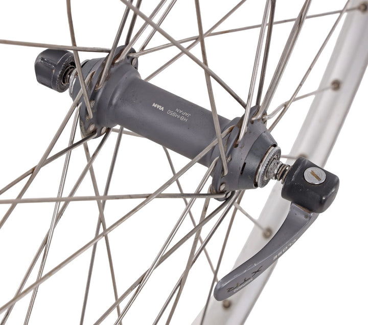 Mavic X517 26" XTR Alloy 8/9s Clincher Mtn Bike Wheelset Titanium Shimano Rim QR