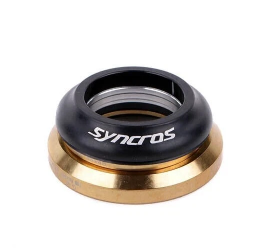 Syncros Headset IS42/28.6 IS52/40 Black Tapered Addict CX Gravel Bike 1 1/8-1.5"
