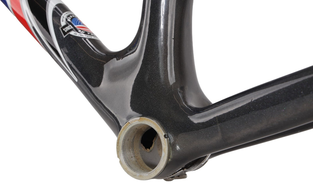 Trek 5200 OCLV 120 Carbon Road Bike Frameset USPS Pro Team 50cm QR Rim 700c 2002