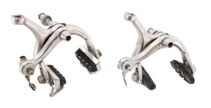 Shimano 600EX BR-6207 Road Bike Brake Caliper Set F/R Short Reach Vintage