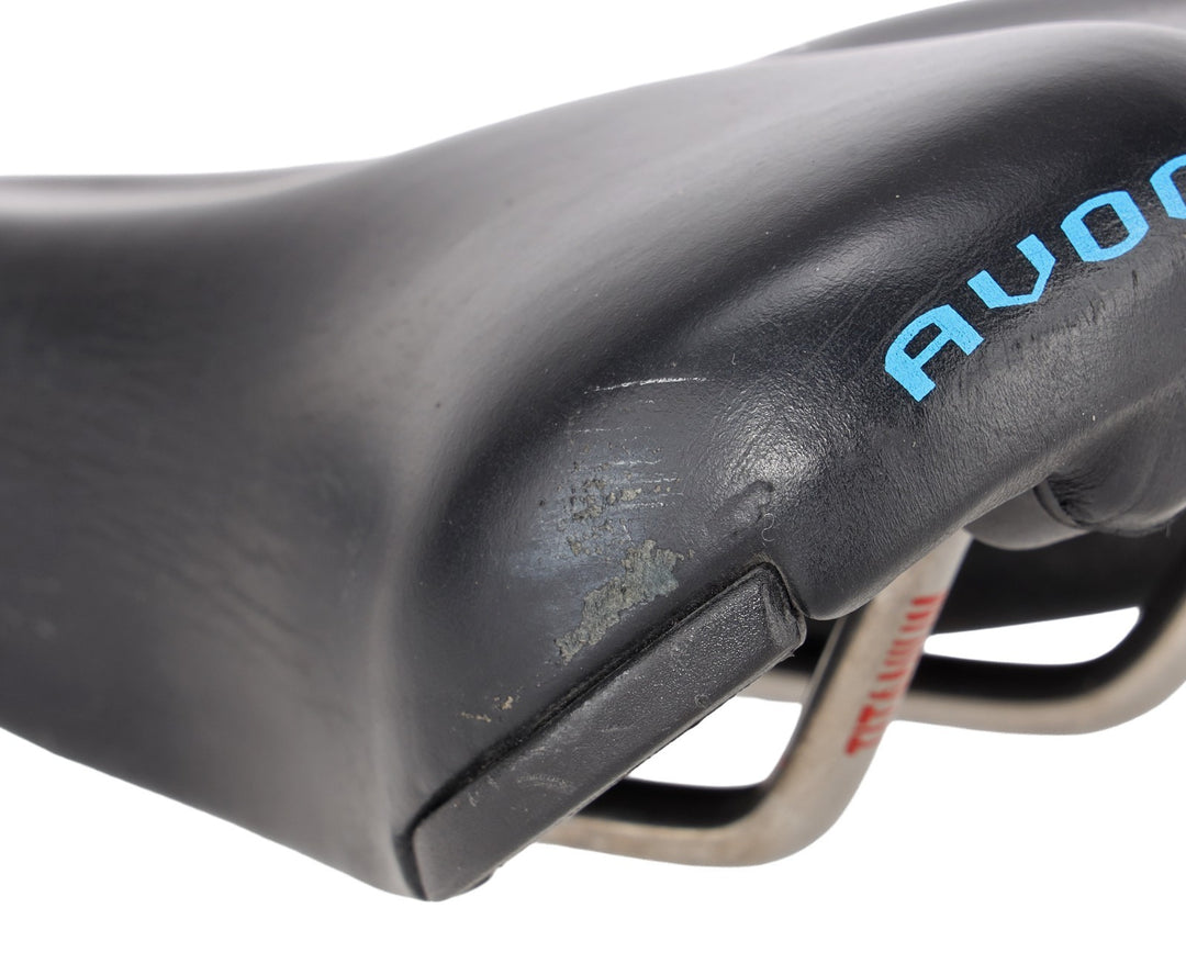 Avocet Air 40M O2 Road Bike Saddle 160mm 7 x 7mm Titanium Rail BLACK