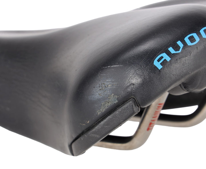 Avocet Air 40M O2 Road Bike Saddle 160mm 7 x 7mm Titanium Rail BLACK