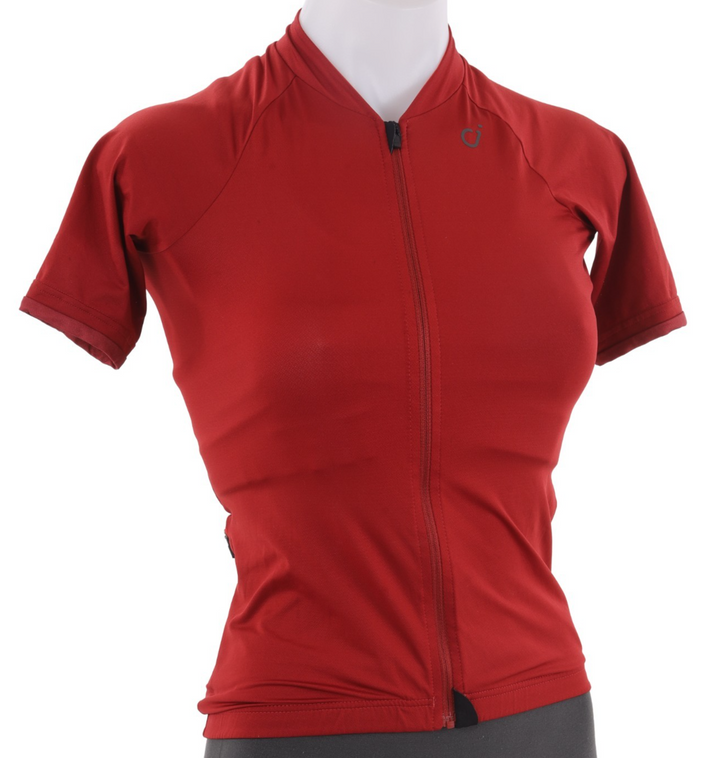 Velocio Signature Short Sleeve Cycling Jersey Women XS RED Road Gravel Race Fit
