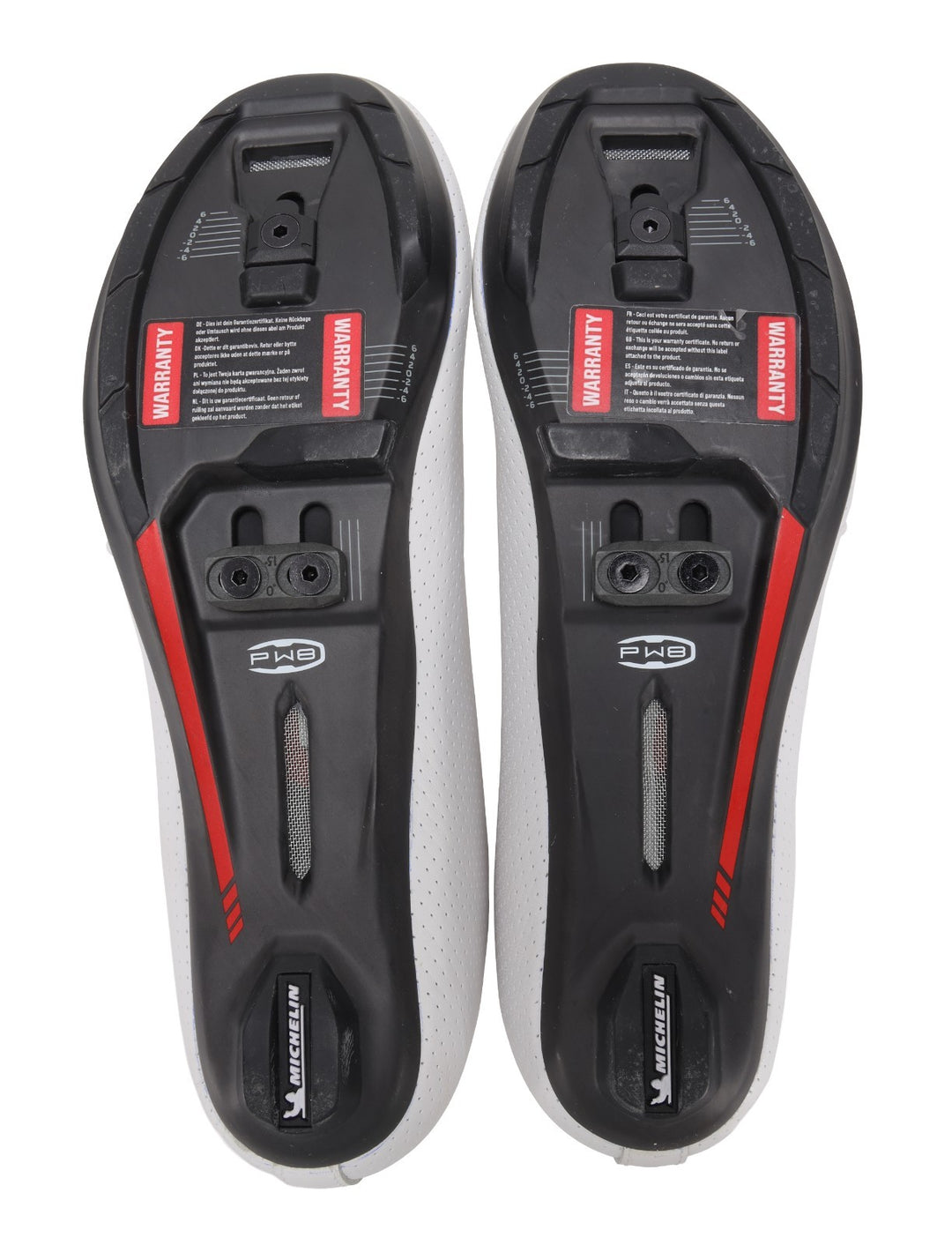 Ekoi PW8 C12 Carbon Road Bike Shoes EU 43 US Men 9.5-10 WHITE BOA Dial