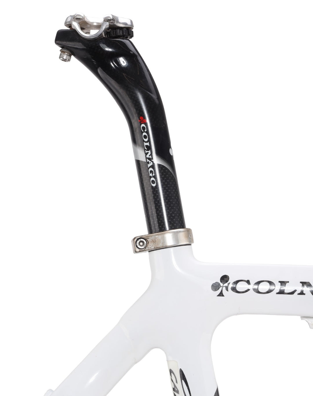 Colnago CX-1 Carbon Road Bike Frameset 56s WHITE 700c QR Rim Brake Italy 2009
