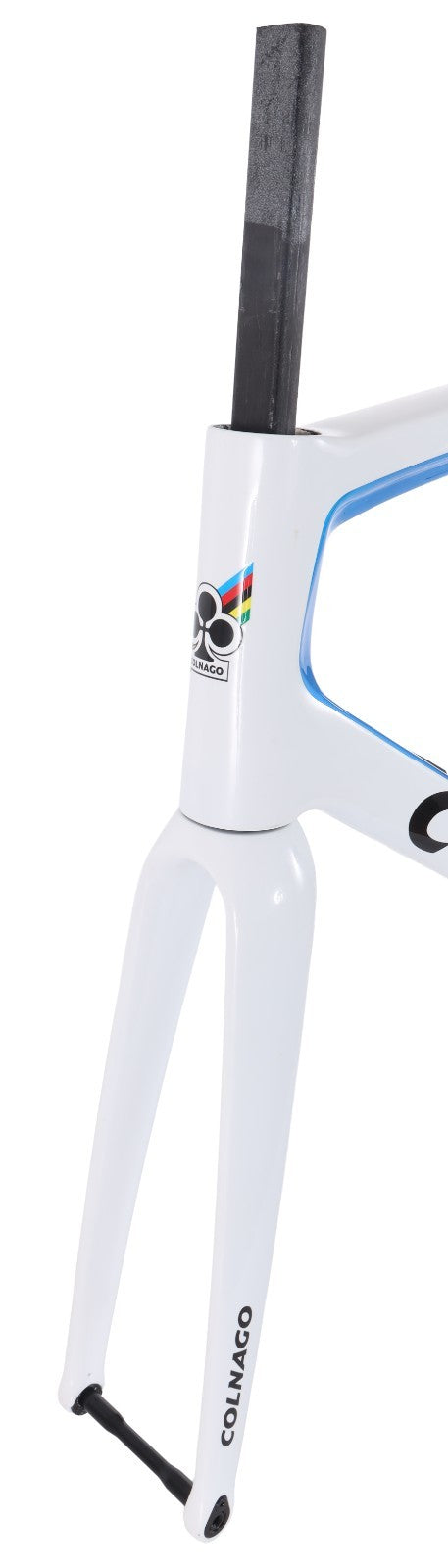 Colnago V3Rs Carbon Disc Road Bike Frameset 56cm White/Blue Thru-Axle 700c 2022