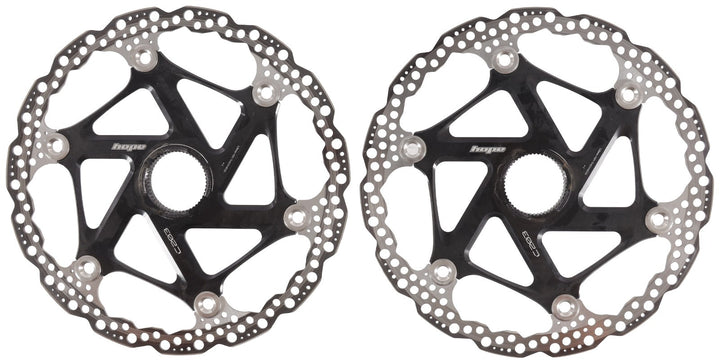 Hope Floating Mountain Bike Disc Brake Rotors 203mm 1 PAIR Black CL Enduro Trail