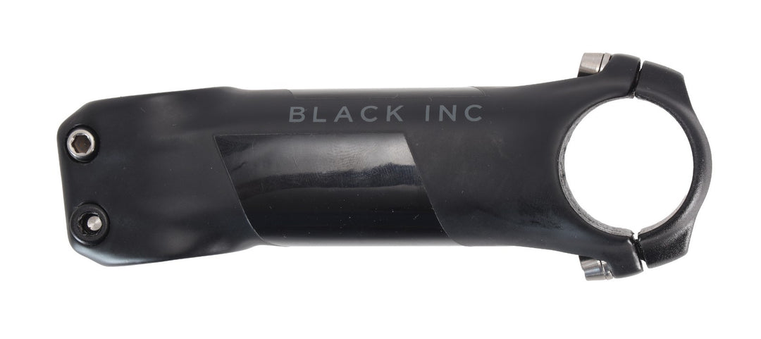 Black Inc Carbon Road Bike Stem 31.8 x 110mm 4-Bolt Titanium -6° Lightweight