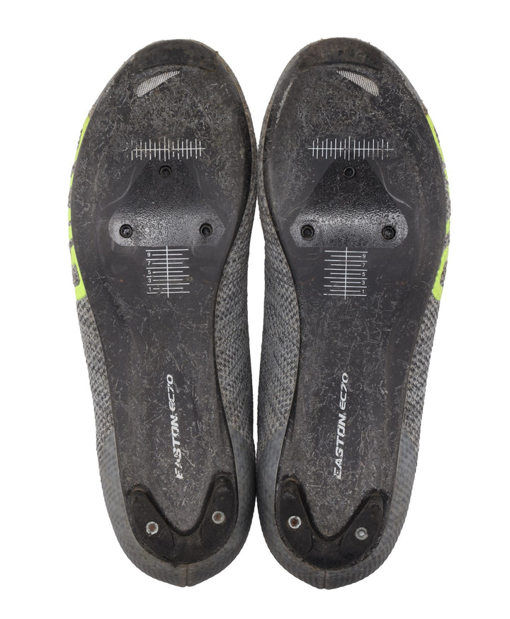 Giro Empire E70 Knit Carbon Road Bike Shoes EU 42.5 US Men 9.5 Grey 3 Bolt Lace