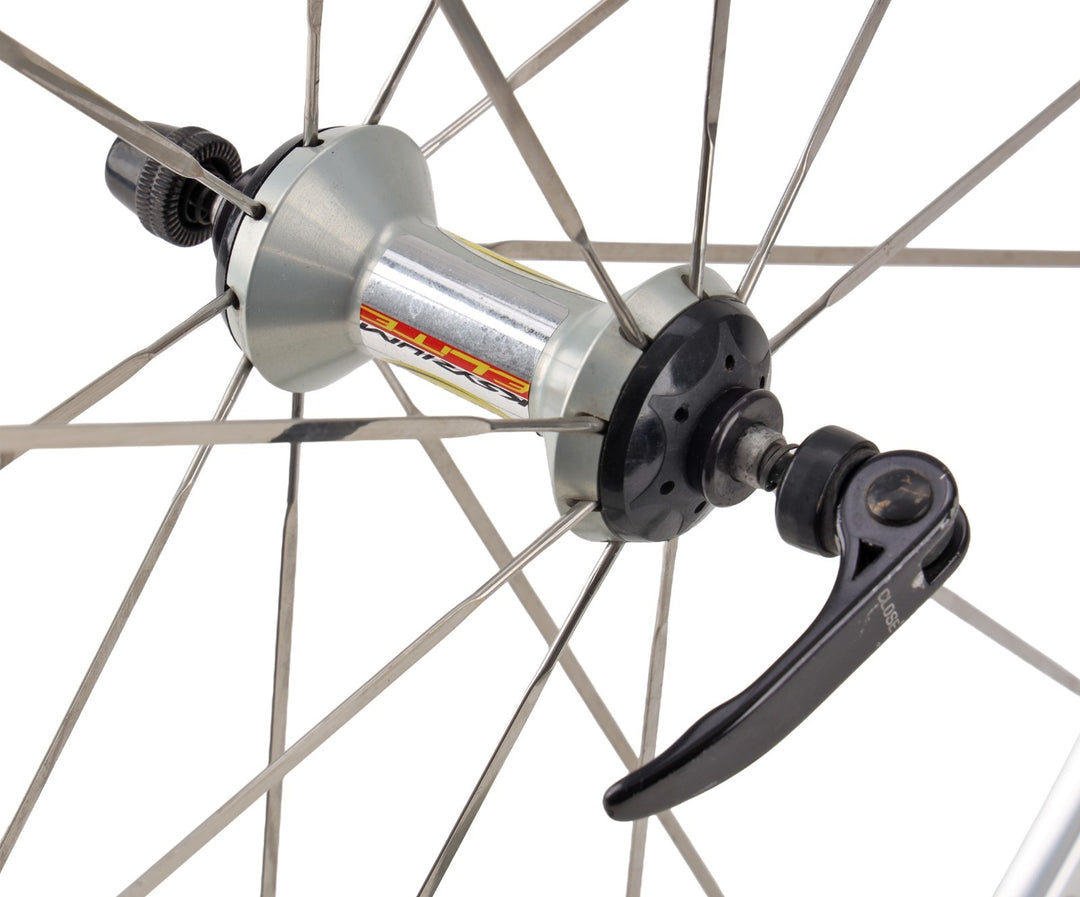 Mavic Ksyrium Elite Alloy Road Bike Clincher Wheelset 11 Spd Shimano 700c Rim QR
