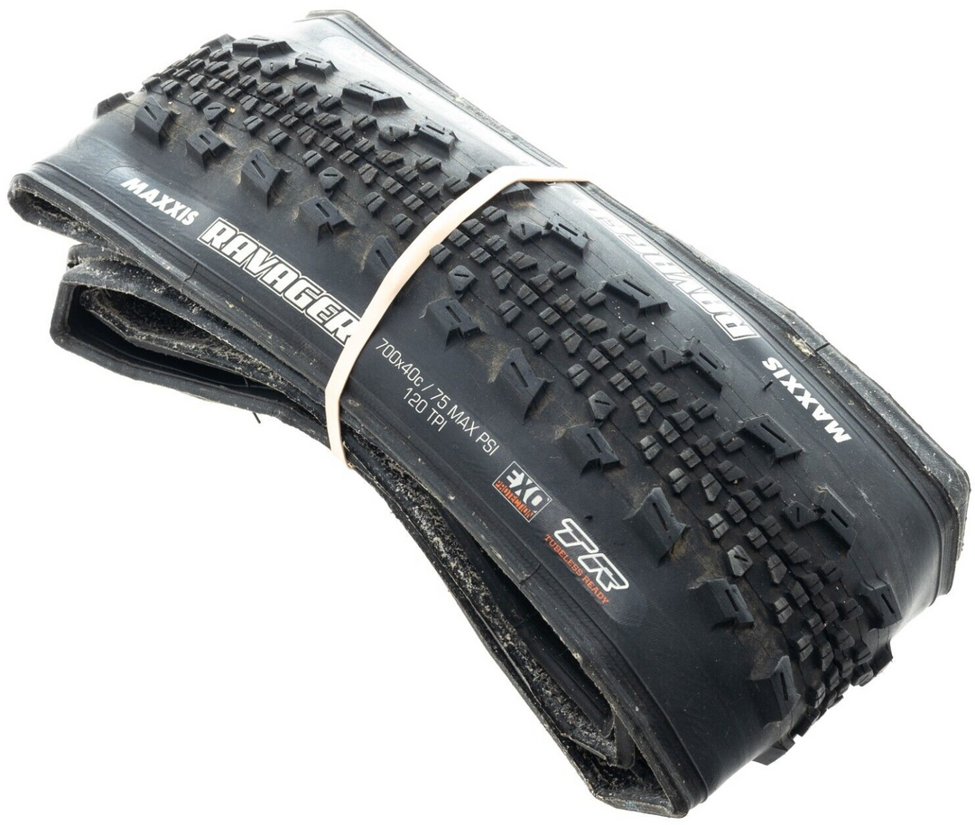 Maxxis Ravager Tubeless Gravel Bike Tire 700x 40c EXO TR 120 TPI Cyclocross Road