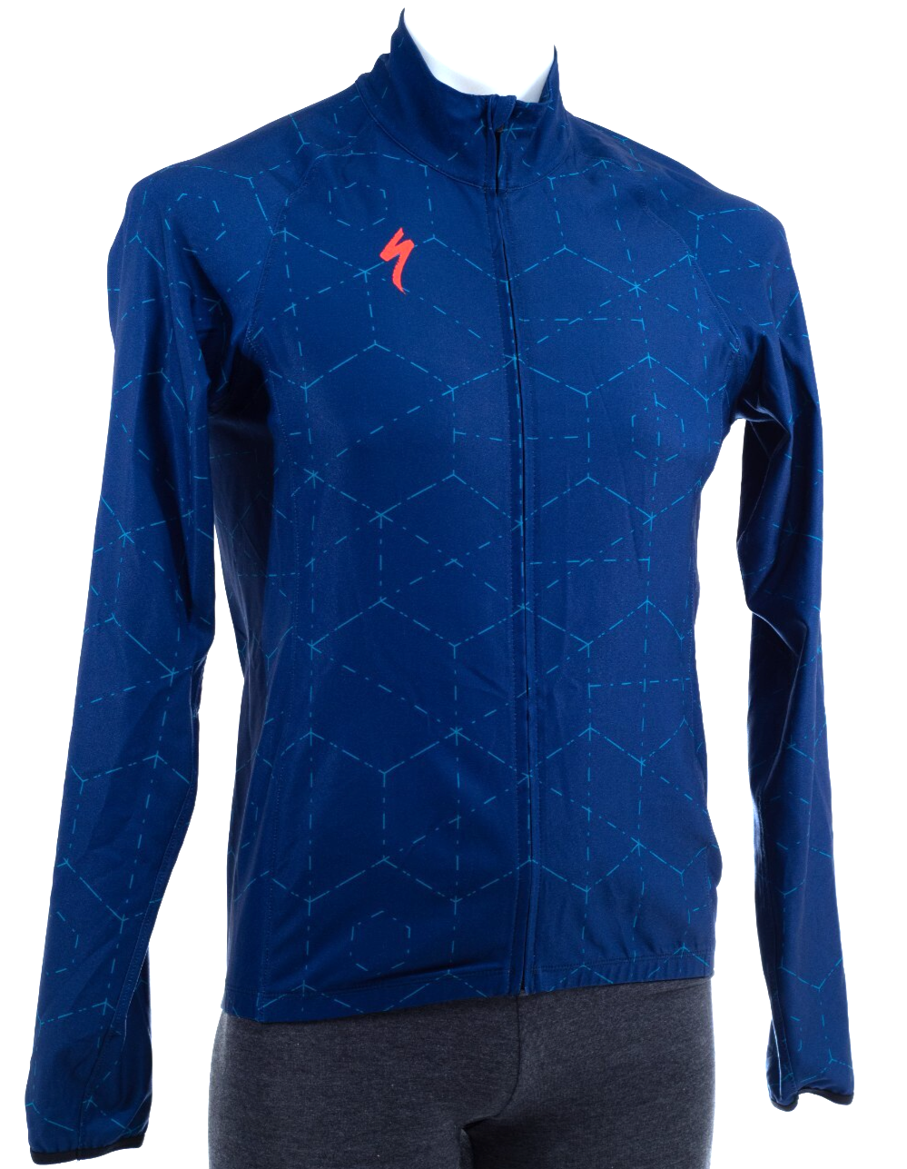 Specialized Deflect Lightweight Jacket Men MEDIUM Blue Road Bike Gravel Mountain