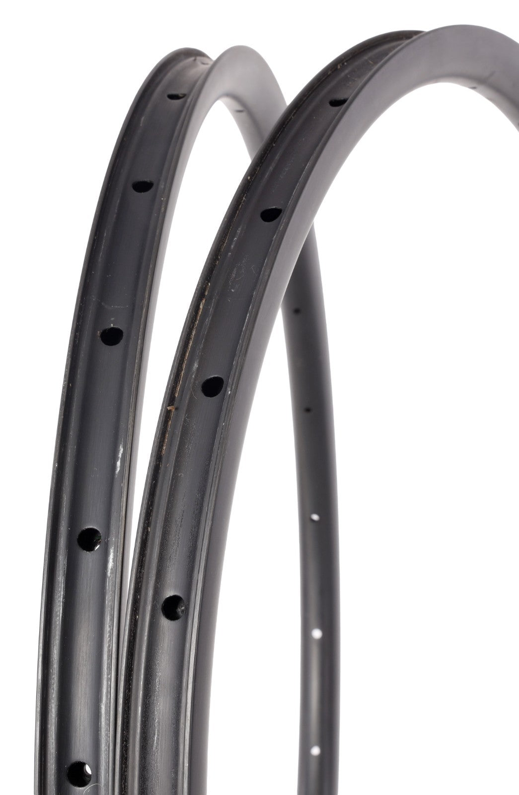 Light Bicycle Carbon Tubeless Mtn Bike Rims PAIR 24H Hookless Disc 27.5" Gravel