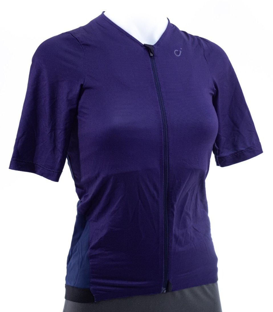 Velocio Women Concept Short Sleeve Jersey MEDIUM Blue Road Gravel Bike CX MTB