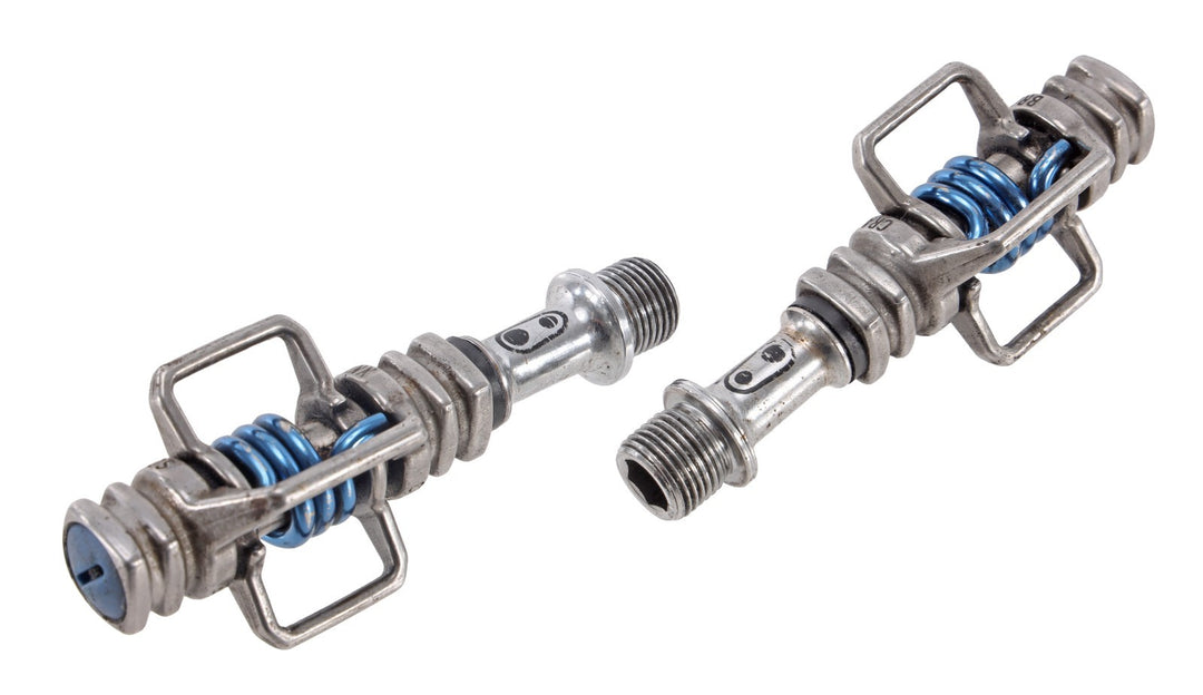 crankbrothers Eggbeater SL Clipless MTN Bike Pedals 9/16" 2-Bolt Silver Blue XC