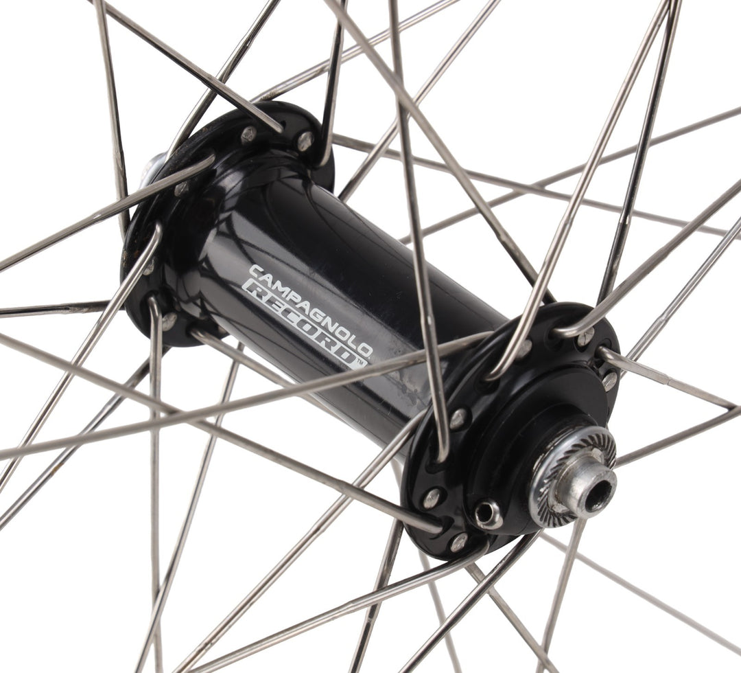 Velocity Aero Head Campagnolo Record Alloy Clincher Road 9-12s Wheelset 700c QR