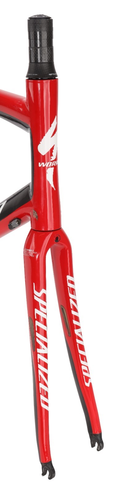 Specialized S-Works Roubaix Carbon Road Bike Frameset 58cm RED 700c QR Rim 2006