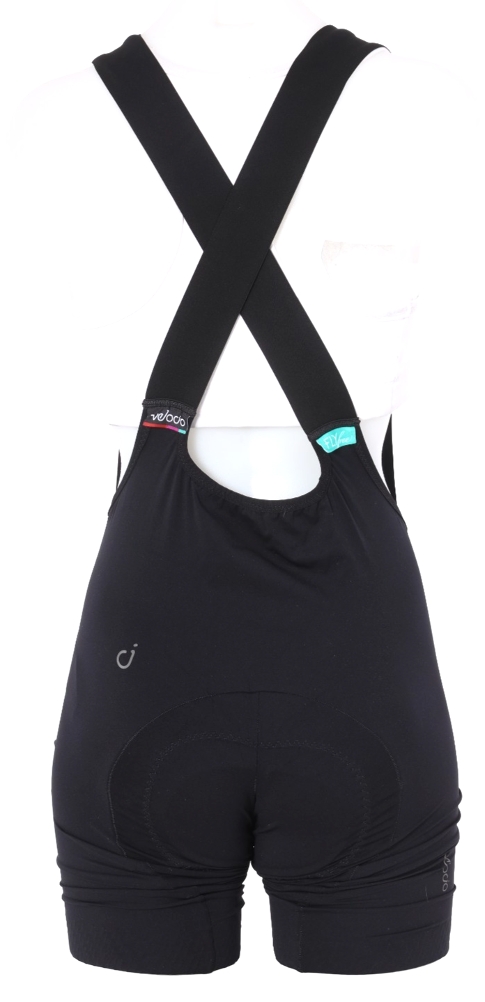 Velocio LUXE Cycling Bib Short Women SMALL Black Road Bike Gravel Cycling
