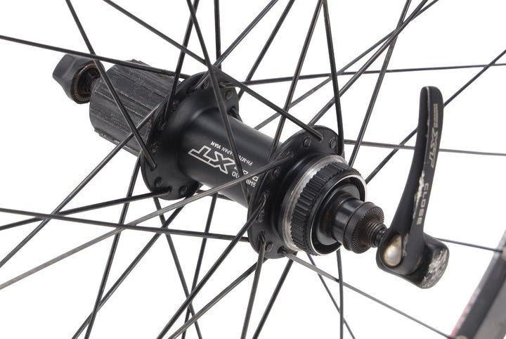 DT Swiss XR 4.1d Shimano XT Alloy 26” Clincher Mtn Bike Wheelset CL Disc 10s QR