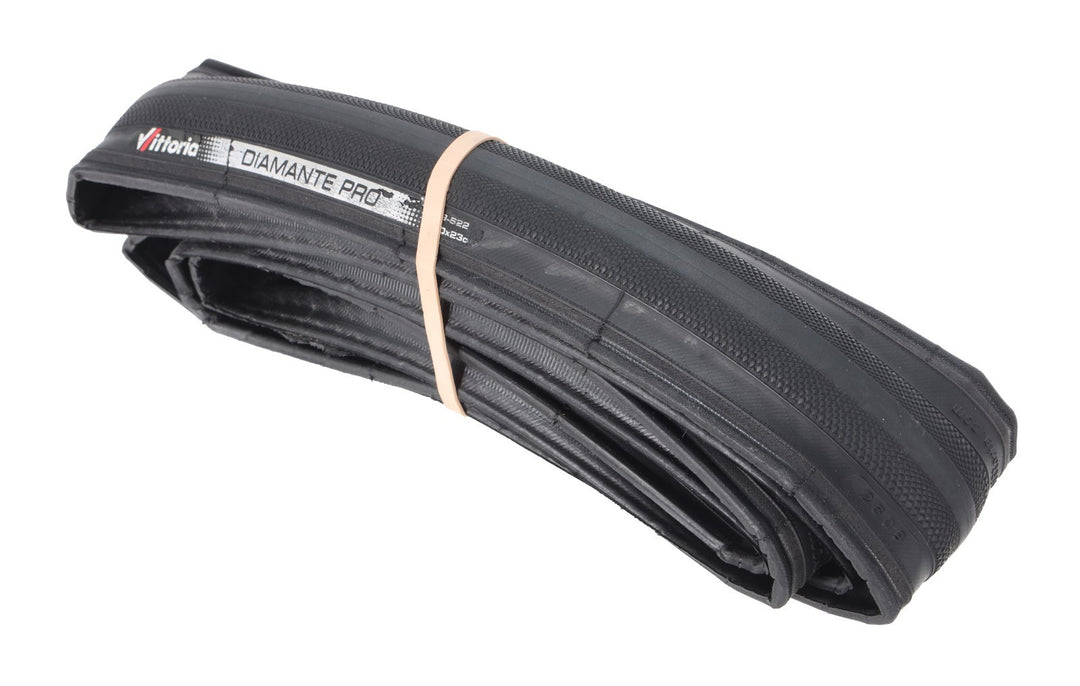 Vittoria Diamante Pro Clincher Road Bike Tire 700 x 23c BLACK Triathlon Race