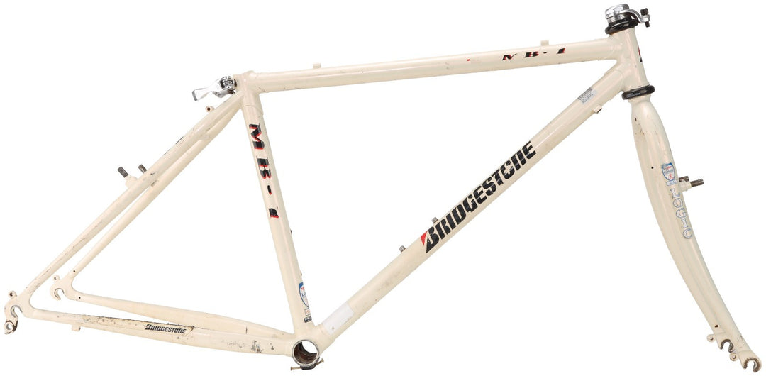 Bridgestone MB-1 Steel Mtn Bike Frameset XS Pearl Tusk Ritchey Logic RARE 1993