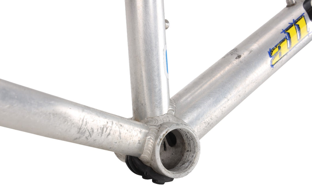 GT Avalanche Alloy 26" MTB Frameset LG Silver Rim Brake Triple Triangle '90s