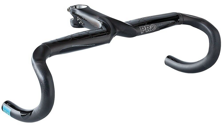 PRO Stealth Evo Integrated Carbon Road Bike Handlebar/Stem 42cm x 110mm Race TT