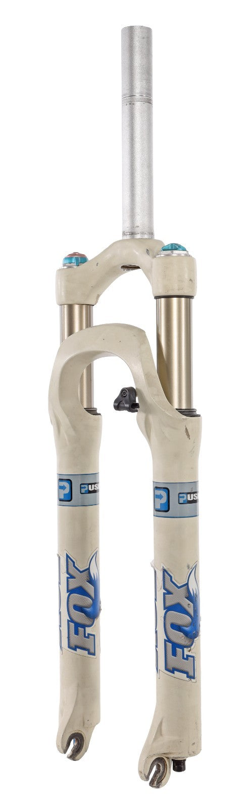 Fox F80 26" Mountain Bike Fork 80mm Travel QR Disc WHITE Vintage XC MTB