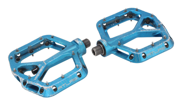 Race Face Atlas Flat Mountain Bike Pedals 9/16" Turquoise Enduro MTB DH